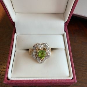 10k Gold with Peridot Ring